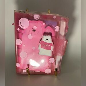 Rare Vintage Wooya Orange Story Morning Glory Lovely White Planner Organizer